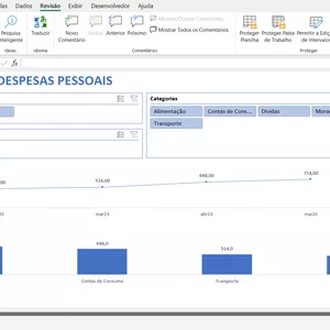 Imagem de capa para o Curso online Planilha de Gastos Pessoais | Controle de Gastos - Excel Office 365