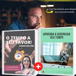 Imagem de COMBO | Curso O Tempo a Seu Favor + E-book Aprenda a Gerenciar seu Tempo criado por EVOLUIR Pessoas e Negócios na hotmart