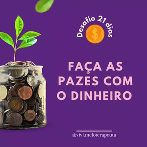 Imagem de capa para o Curso online Desafio Faça as Pazes com o Dinheiro