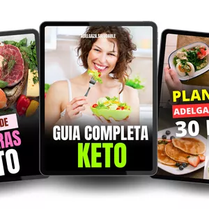 Imagen de portada para Ebook KETO FÁCIL - Guia Completa  