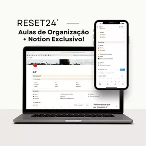 Imagem de capa para o Curso online RESET: Planeje, Organize, Execute.
