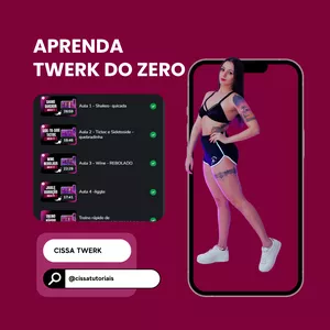 Imagem de capa para o Curso online APRENDA A REBOLAR DO ZERO COM CISSA BERNARDI TWERK