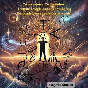 Imagem de capa para o Ebook 24 Servidores, 24 Caminhos:  Domine a Magia do Caos e Mude Sua Realidade(com 29 servidores astrais)