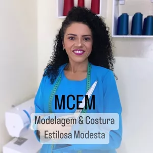 Imagem de capa para o Curso online MCEM - MODELAGEM &amp; COSTURA ESTILOSA MODESTA (BLUSAS, SAIAS, VESTIDOS E CALÇAS COMPRIDAS))