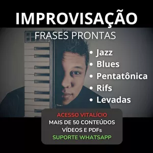 Imagem do curso Mais de 50 Frases de Improvisação e Dicas Para Teclado/Piano