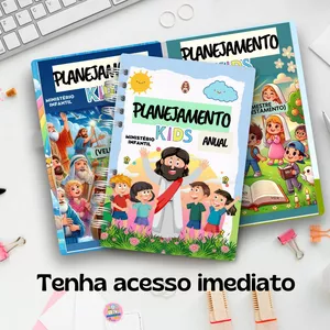 Imagem de capa para o Ebook PLANEJAMENTO ANUAL KIDS - "Educar com Propósito: Um Caminho de Fé e Transformação"