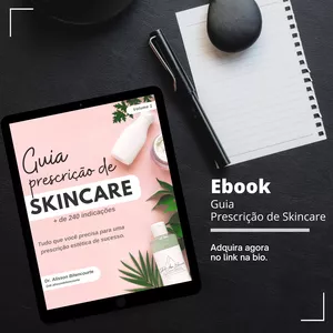 Imagem de capa para o Ebook Guia Prescrição de Skincare - Volume 1