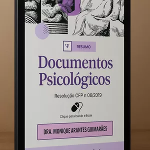Imagem de capa para o Ebook [Resumo] Elaboração de Documentos Psicológicos