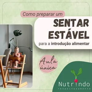 Imagem de capa para o Curso online Como preparar um sentar estável para a introdução alimentar