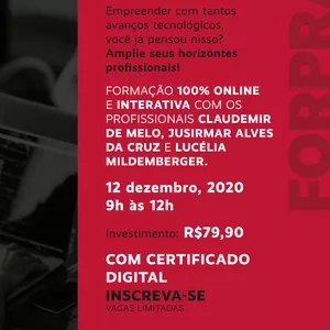 Imagem de capa para o Curso online Empreendedorismo 4.0 - 2