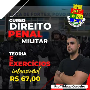 Imagem de capa para o Curso online Direito Penal Militar - PMCE
