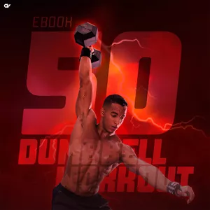 Imagem de capa para o Ebook 50 Dumbbell WODs