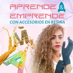 Imagen de portada para Curso online APRENDE & EMPRENDE CON ACCESORIOS EN RESINA