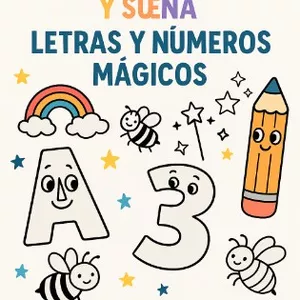 Imagen de portada para Ebook "Colorea, Aprende y Sueña: Letras y Números Mágicos"