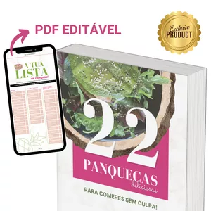Imagem de capa para o Ebook EBOOK - 22 Panquecas Deliciosas para comeres sem culpa!  