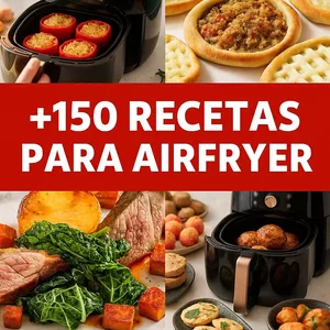 Imagen de portada para Ebook +150 RECETAS AIRFRYER