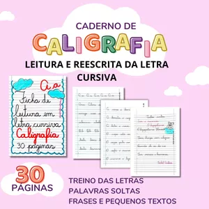 Imagem de capa para o Curso online FICHA DE LEITURA EM LETRA CURSIVA(CALIGRAFIA)