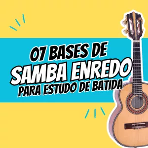 Imagem de capa para o Curso online PACOTE COM 07 BASES DE SAMBA ENREDO NO FORMATO DE MP3