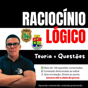 Imagem de capa para o Curso online Raciocínio Lógico para PMCE | PCCE