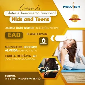 Curso Curso de Pilates e Treinamento Funcional aplicado as crianças e adolescentes