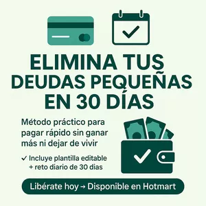 Imagen de portada para Ebook “Libetare tus Deudas Pequeñas en 30 Días – Método Bola de Nieve Inteligente”