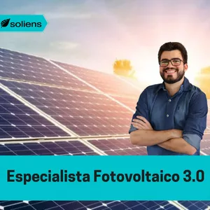Imagem de capa para o Curso online Especialista Fotovoltaico Soliens 3.0