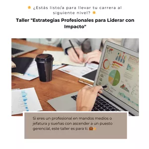 Imagen de portada para Curso online Taller "Estrategias Profesionales para Liderar con Impacto"
