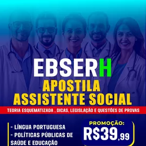 Imagem do curso APOSTILA EBSERH ASSISTENTE SOCIAL 2025