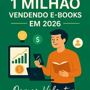 Imagem de capa para o Ebook Como Fazer 1 milhão Vendendo e-books em 2026
