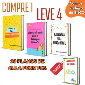 Super Combo de Planos de Aula para Educação Infantil Prontos por Adrinelly Lemes Nogueira