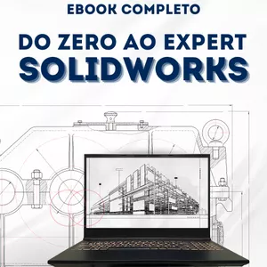 Imagem de capa para o Ebook Ebook Completo: Do Zero ao Expert em SOLIDWORKS