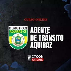 Imagem de capa para o Curso online CURSO ON-LINE - AGENTE DE TRÂNSITO AQUIRAZ-CE