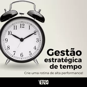 Imagem de capa para o Ebook Gestão estratégica de tempo