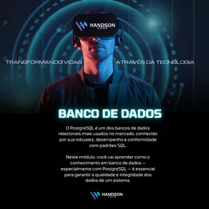 Imagem de capa para o Curso online Banco de Dados - PostgreSQL