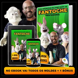 Imagem de capa para o Ebook Guia definitivo de como fazer um fantoche profissional