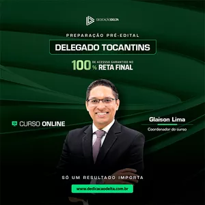 Imagem de capa para o Curso online PREPARAÇÃO PRÉ-EDITAL DELEGADO TOCANTINS