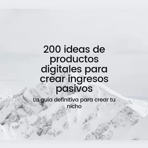 Imagen de portada para Ebook 200 ideas de productos digitales
