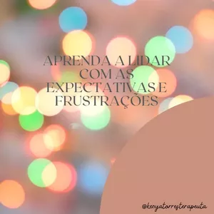 Imagem de capa para o Ebook APRENDA A LIDAR COM AS EXPECTATIVAS E FRUSTRAÇÕES