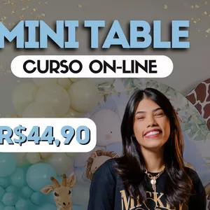 Curso Mini Table por Mayana Medeiros