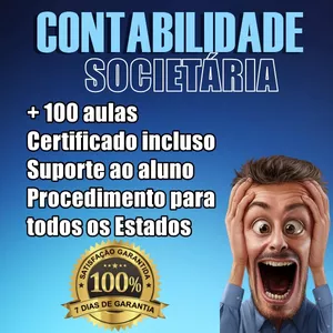 Contabilidade Societária - Processos de abertura, alteração e encerramento de Empresas por Top Cursos - Os melhores cursos onlie pelo menor preço