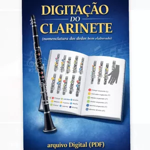 Imagem de capa para o Ebook CLARINETE DIGITAÇÃO  E  TÉCNICAS 