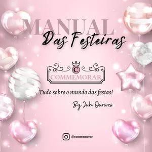 Imagem de capa para o Ebook MANUAL DAS FESTEIRAS COMMEMORAR