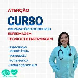 Imagem de capa para o Curso online Curso On-line Preparatório Para Concursos da Área da Saúde