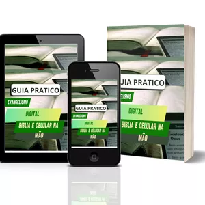Imagem de capa para o Ebook Guia Pratico de Evangelismo Digital