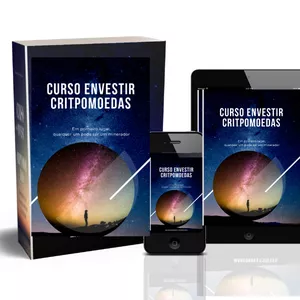Imagem de capa para o Ebook Curso Invest Criptomoedas