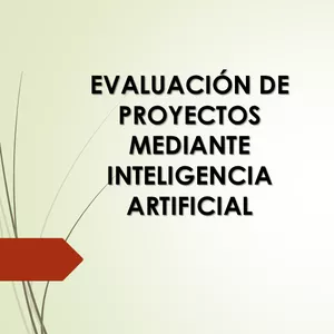Imagen de portada para Curso online Evaluación de Proyectos mediante Inteligencia Artificial