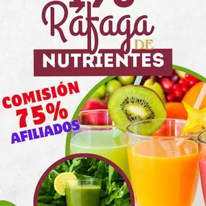Imagen de portada para Ebook Ráfaga de Nutrientes: Deliciosos Jugos Caseros