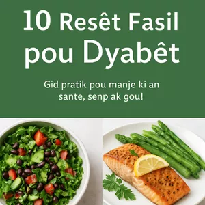 Image de couverture pour le Ebook 📘 10 Resèt Fasil pou Dyabèt