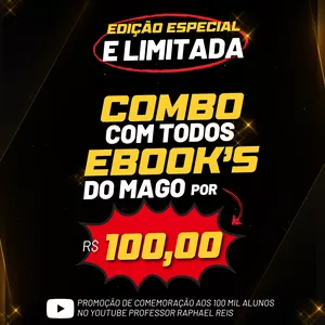 Imagem de capa para o Ebook COMBO de ebooks do Mago - edição especial e limitada