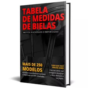 Imagem de capa para o Ebook Tabela de Bielas Motos Nacionais e Importadas